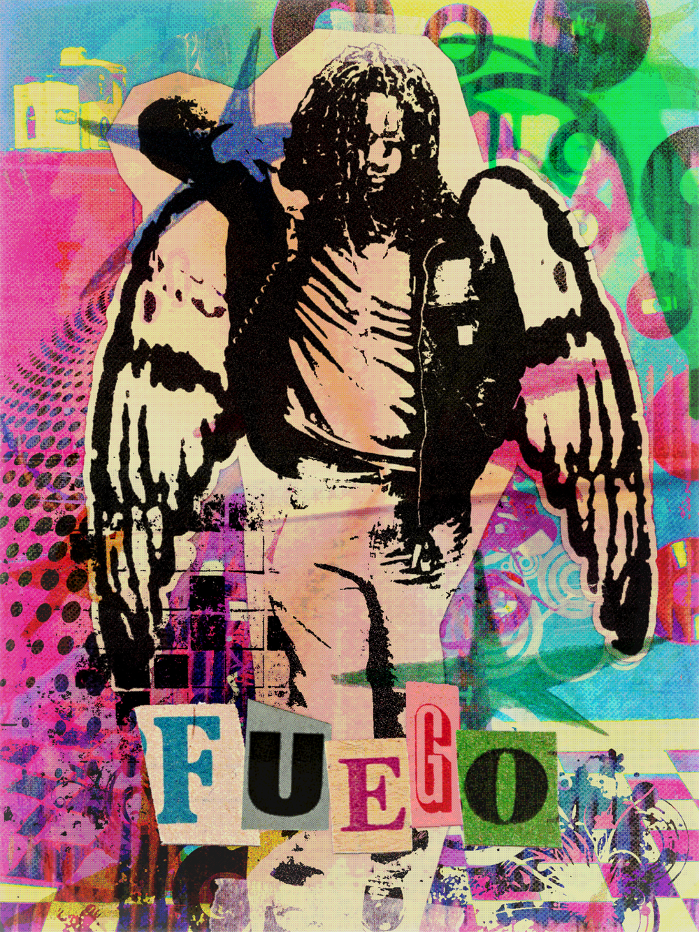 Scrapbook 'FUEGO' Poster